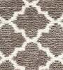 Brown Trellis Traditional Polyester 28x20 Inches AntiSkid Bath Mat