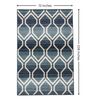 Blue Geometric PP Heatset 6 x 9 Feet  Machine -Made Carpet