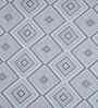 Blue Geometric Print 144 TC Cotton Double Bed Sheet with 2 Pillow Covers Sensory Bloom Collection