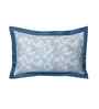 Blue Geometric Print 200 TC Cotton Polyester 2 Pillow Sham Set