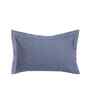 Blue Geometric Print 300 TC Cotton 2 Pillow Cover Set