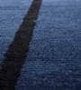 Blue Geometric Wool 8 ft x 10 ft Hand knotted Carpet