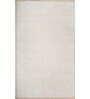 Blue Geometrical Polyester 5 ft X 8 ft Hand Woven Carpet