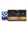 Blue Geometrical Polyproylene 4 ft x 6 ft Machine Made Picnic  Mats
