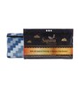 Blue Geometrical Polyproylene 4 ft x 6 ft Machine Made Picnic  Mats