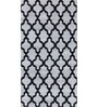 Blue Geometrical Wool 5 ft X 8 ft Flat Weaves