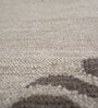 Blue Geometrical Wool 5 ft X 8 ft Flat Weaves