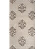 Blue Geometrical Wool 5 ft X 8 ft Flat Weaves