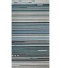 Blue Geometrical Wool 6 ft X 9 ft Flat Weaves