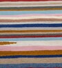 Blue Geometrical Wool 6 ft X 9 ft Flat Weaves