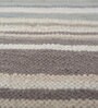 Blue Geometrical Wool 6 ft X 9 ft Flat Weaves