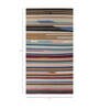Blue Geometrical Wool 6 ft X 9 ft Flat Weaves