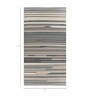 Blue Geometrical Wool 6 ft X 9 ft Flat Weaves
