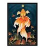 Romantic Knowledge Blue Canvas Framed Wildlife Art Print