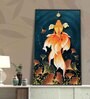 Romantic Knowledge Blue Canvas Framed Wildlife Art Print