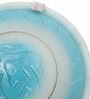 Minimalist Blue Glass Ceiling Flush Mount