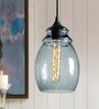 Vigo Blue Glass Hanging Light