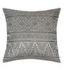 Blue,Grey and Blush Polyester Jacquard 16x16 inches Cushion Cover Set of 5