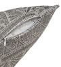 Blue,Grey and Blush Polyester Jacquard 16x16 inches Cushion Cover Set of 5