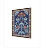 Blue Indian Floral Art Print
