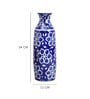 Blue Indigo Bloom Ceramic Vase