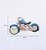 Blue Wrought Iron Novelty Wall Clock