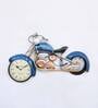 Blue Wrought Iron Novelty Wall Clock