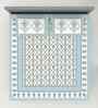 Blue Jaipuri Blockprint 250 TC Pure Cotton King Sized Double Bedsheet with 2 Pillow Covers