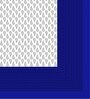 Blue Traditional 120 TC Cotton Queen Sized Bedsheet with 2 Pillow Cover