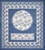 Blue Floral 120 TC Cotton Queen Sized Bedsheet with 2 Pillow Cover