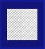 Blue Traditional 120 TC Cotton Queen Sized Bedsheet with 2 Pillow Cover