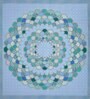 Blue Abstract 120 TC Cotton Queen Sized Bedsheet with 2 Pillow Cover