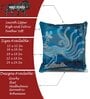 Blue Jute Abstract 16x16 inches Cushion Covers (Pack of 2)