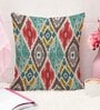 Blue Jute Abstract 16x16 inches Cushion Covers (Pack of 5)