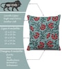 Blue Jute Abstract 16x16 inches Cushion Covers (Pack of 5)