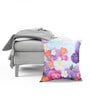 Blue Jute Floral 40x40 inches Cushion Covers Set of 5
