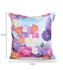 Blue Jute Floral 40x40 inches Cushion Covers Set of 5