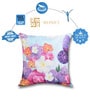 Blue Jute Floral 40x40 inches Cushion Covers Set of 5