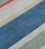 Blue Jute Geometric 6 x 9 Feet Hand Woven Carpet