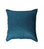 Blue Solid Jute 16 x 16 Inches Cushion Covers (Set of 4)