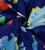 Blue Kids 300 TC Poly Cotton King Sized Bedsheets With 2 Pillow Covers