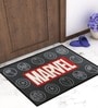 Grey Marvel Theme Nylon 23x15 Inches AntiSkid Door Mat