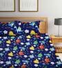 Multicolor TC 210 Cotton Blend Kids Bed Sheet With 2 Pillow Covers