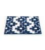 Blue Abstract Microfiber 24X16 Inches Anti-Skid Door Mat