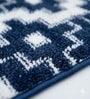 Blue Abstract Microfiber 24X16 Inches Anti-Skid Door Mat