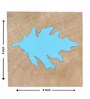 Blue Mango Wood (Set of 4) Resin Coasters