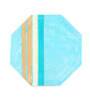 Blue Mango wood 15 Inch Hexagon Appetizer Platters