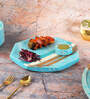 Blue Mango wood 15 Inch Hexagon Appetizer Platters