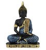 Blue Meditating Buddha Decorative Showpiece