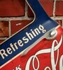 Blue Metal Coca Cola Wall Decor